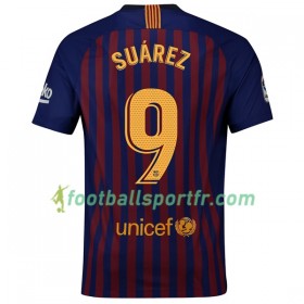 Tenue Barcelone Suarez 9 Domicile 2018-2019 Maillot de Foot